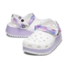 Classic Casual Unisex White Purple Sandal „White Purple”