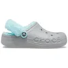 Classic Clog, călduros, cu căptușeală din fleece „Gri-albastru”