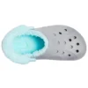 Classic Clog, călduros, cu căptușeală din fleece „Gri-albastru”