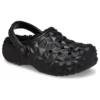 Classic Clog cu căptușeală și model geometric „Negru”