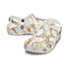 Classic Clog cu imprimeu camuflaj de plajă „White Camouflage”