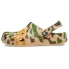 Classic Clog cu imprimeu camuflaj „Verde kaki”
