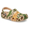 Classic Clog cu imprimeu camuflaj „Verde kaki”