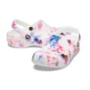 Classic Clog cu imprimeu Tie-Dye „Garnet & Multi”