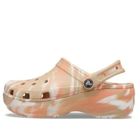 Classic Clog cu platformă marmorată