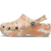 Classic Clog cu platformă marmorată