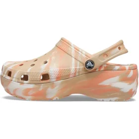 Classic Clog cu platformă marmorată