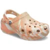 Classic Clog cu platformă marmorată