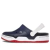 Classic Clog de plajă Albastru Alb
