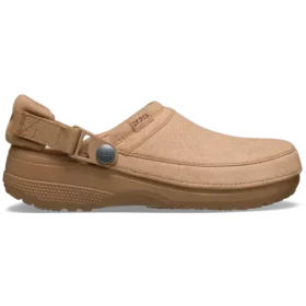 Classic Clog din piele de căprioară vegană