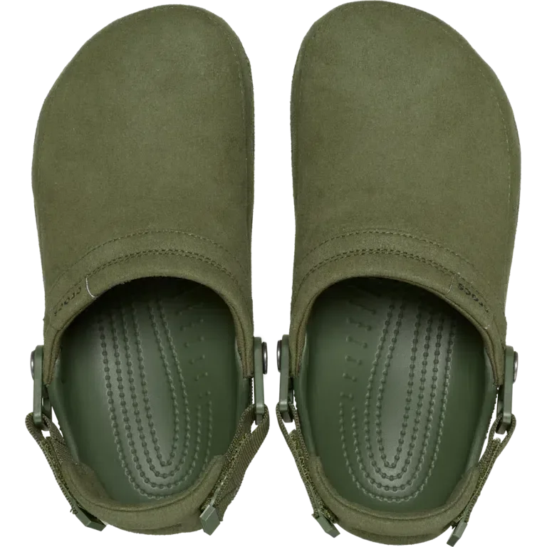 Classic Clog din piele de căprioară vegană Classic Clog din piele de căprioară vegană