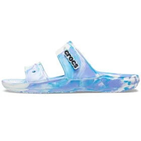 Classic Clog Marble Beach „Alb-Albastru”