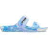 Classic Clog Marble Beach „Alb-Albastru”