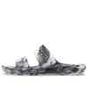 Classic Clog Marbled Beach Sports „Alb Negru”
