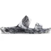Classic Clog Marbled Beach Sports „Alb Negru”