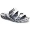 Classic Clog Marbled Beach Sports „Alb Negru”