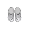 Classic Clog metalizat „Silver Metallic”