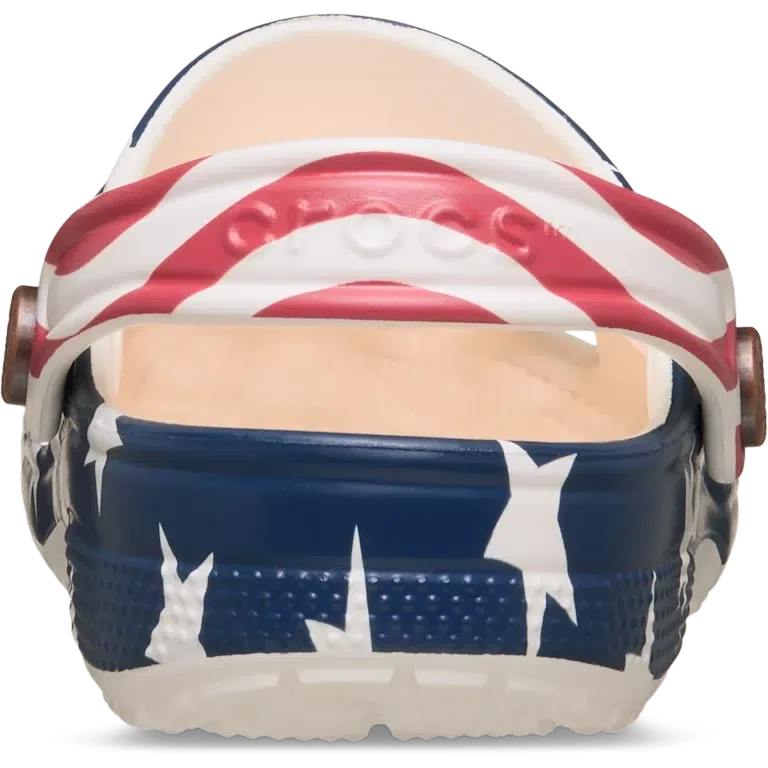 Classic Clog pentru copii cu steagul american Classic Clog pentru copii cu steagul american