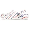 Classic Clog Stars and Stripe „White Multi”