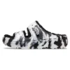 Classic Cozzzy Marbled Sandale „Black White”