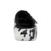 Classic Cozzzy Marbled Sandale „Black White”