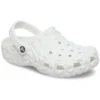 Classic Geometric Clog „Alb”