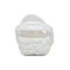 Classic Geometric Clog „Alb”