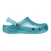 Classic Glitter Clog „Blue Teal”