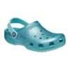 Classic Glitter Clog „Blue Teal”