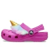 Classic I AM Unicorn Clog „Fuchsia Gold”