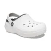 Classic Lined Clog „Alb-gri”