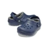 Classic Lined Clog cu Glitter „Blue”