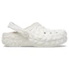 Classic Lined Clog cu imprimeu geometric „White”