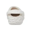 Classic Lined Clog cu imprimeu geometric „White”