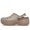 Classic Lined Clog cu platformă „Mushroom”