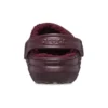 Classic Lined Clog „Dark Cherry”