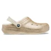 Classic Lined Clog „Gold White”