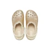 Classic Lined Clog „Gold White”