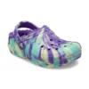 Classic Lined Clog marmorat „Neon Purple Multi”