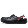 Classic Lined Clog în stil camuflaj „Black & Red”