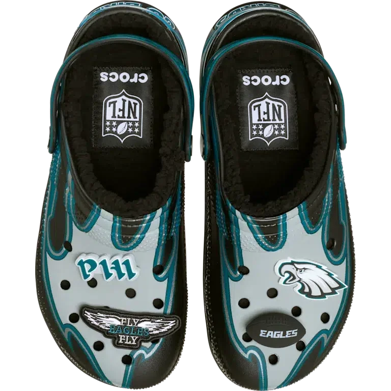 Classic Lined Clog Philadelphia Eagles din NFL Classic Lined Clog Philadelphia Eagles din NFL