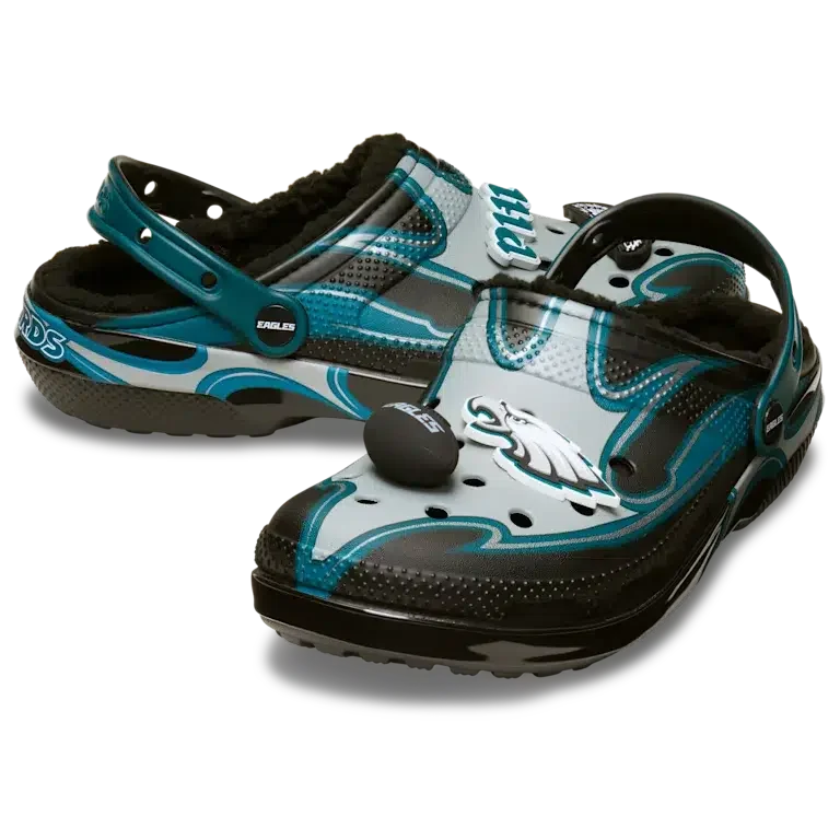 Classic Lined Clog Philadelphia Eagles din NFL Classic Lined Clog Philadelphia Eagles din NFL