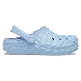 Classic Lined Geometric Clog „Albastru”