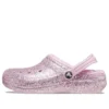 Classic Lined Glitter Saboți „Pink”