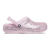 Classic Lined Glitter Saboți „Pink”