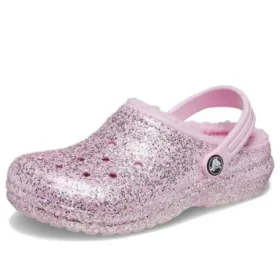 Classic Lined Glitter Saboți „Pink”