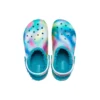 Classic Lined Solarized Clog „White Blue Aqua”