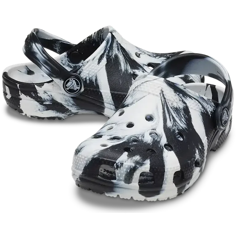 Classic Marbled Sabot pentru copii mici Classic Marbled Sabot pentru copii mici