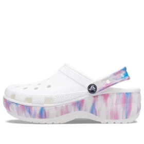 Classic Platform Clog „Dream” „Alb-violet”