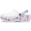 Classic Platform Clog „Dream” „Alb-violet”